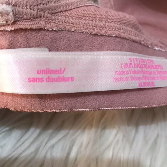 PINK Velour Bra - Picture 8 of 9